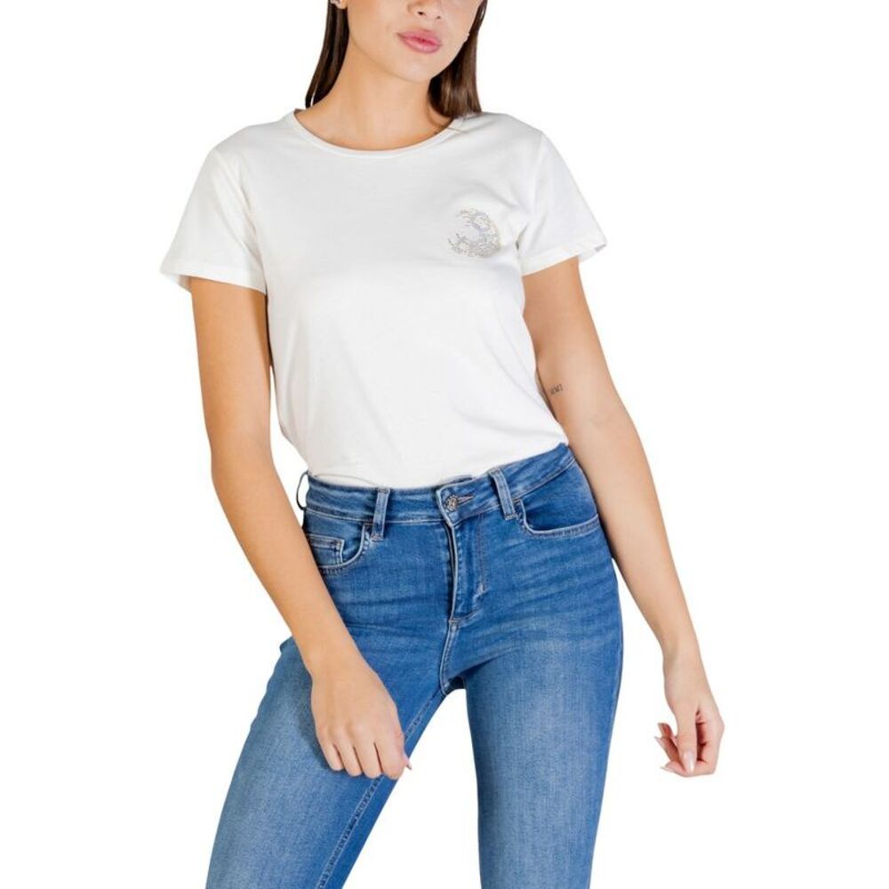 Liu Jo Cream Cotton Women's T-Shirt